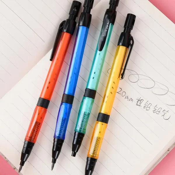 Mechanical Pencil Set 2.0mm with 2B Black/Colors Lead Refill for Writing Sketching Art Drawing Painting School Automatic Pencils - Image 4
