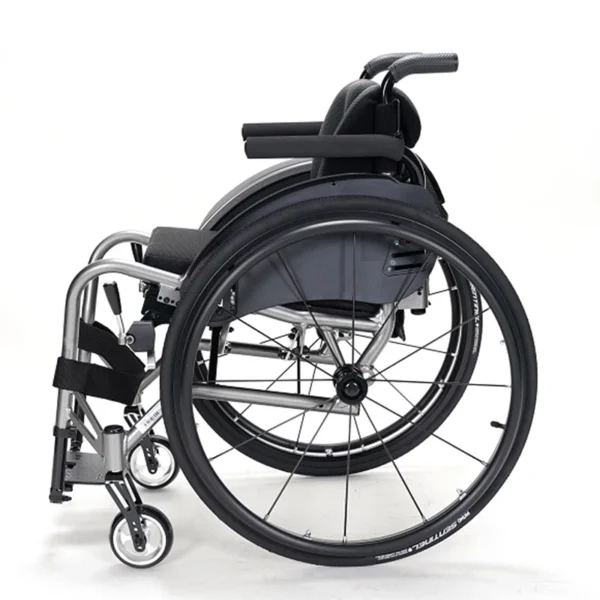 Durable Lightweight Folding Professional Manual Sports Wheelchair for Disabled - Image 2