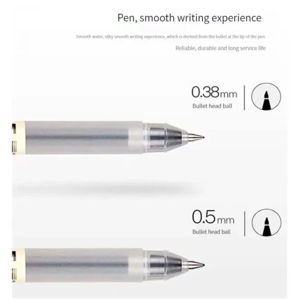 1/3Pcs/Set Kawaii MUJIs Gel Pen Black/Red/Blue 0.38mm 0.5mm Ink Japan Color Pen Office School Ballpoint Pen Japanese Stationery - Image 4