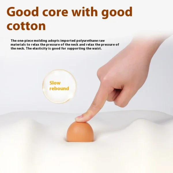 Ergonomic Lumbar Memory Foam Cushion Back Support Cushion for Chair and Car, Seat Cushion for Wheelchair Car Pillow Kit - Image 6