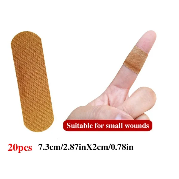 60pcs Variety Shapes Waterproof Bandage Breathable First Band Aid Wound Dressing Medical Tape Wound Plaster Bandaids Pansement - Image 2