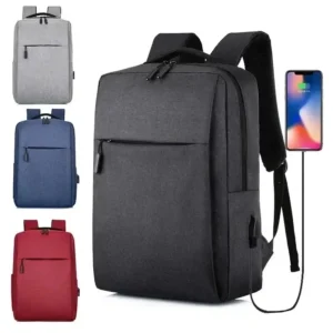 15.6 Inch Laptop Men Backpack Nylon Travel Male Laptop Backpack Usb Charging Computer School Backpacks Waterproof Bag for Men