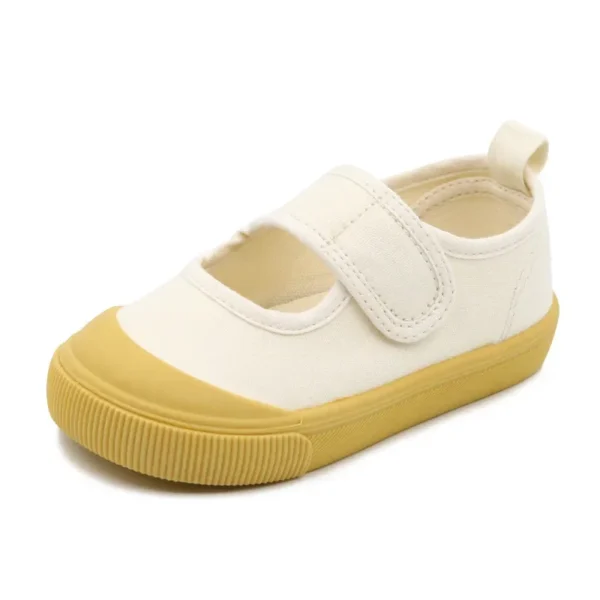 Topstar2025 Spring Summer New Children Canvas Shoes Magic Tape Soft Bottom Kindergarten TS1223 Model Comfortable Casual Footwear - Image 5