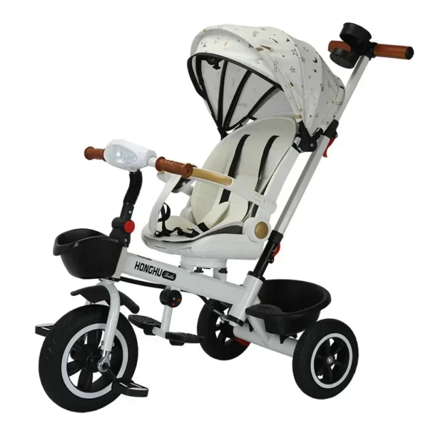 New Multifunctional 4 in 1 Baby Stroller with A Rotating and Reclining Child Stroller 1-6-year-old - Image 3