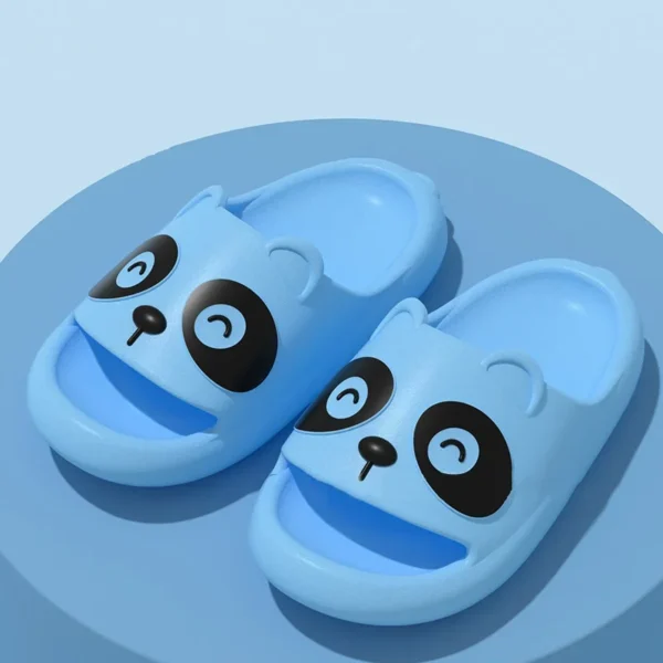 Children Summer Panda Slippers Flip Flops Cute Cartoon Shoe for Woman Indoor Outdoor Wear Soft Thick Beach Sandals Couple Slides - Image 6