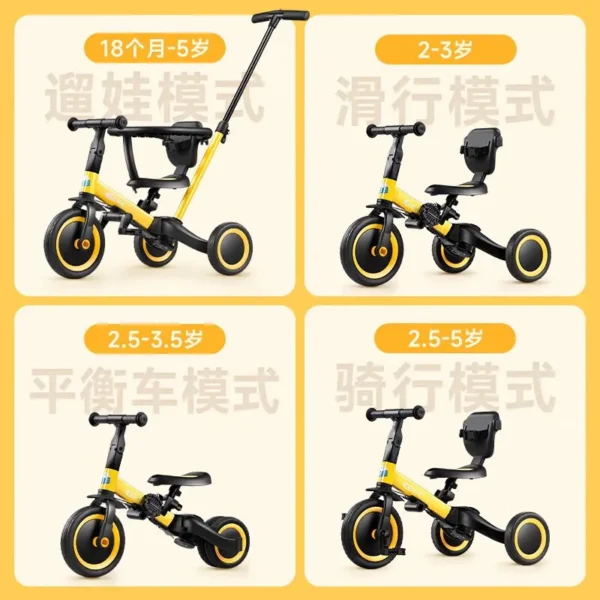 Children's tricycle baby balance car slid car slid car slid car slid car slid car kid stroller - Image 4