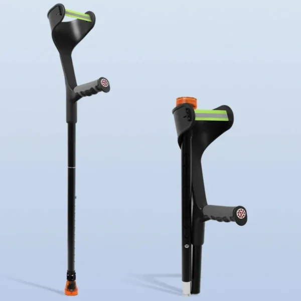 Aluminium Alloy Folding Cane Fracture Arm Crutches For Young People