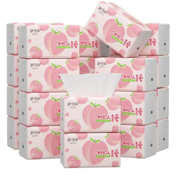New 400 Sheets, 4-30 Large Bags Of Tissue Paper, Whole Box Of Large-sized Household Toilet Paper, Tissue Paper, Napkins - Image 4