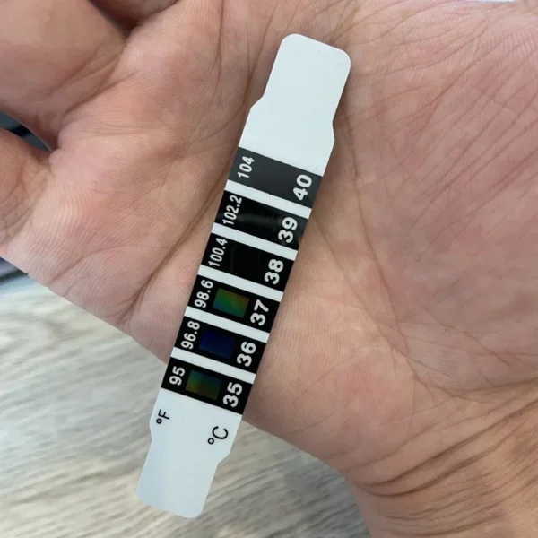 10/20Pcs Forehead Head Strip Thermometer Water Milk Thermometer Fever Body Baby Child Kid Test Temperature Sticker Baby Care - Image 4