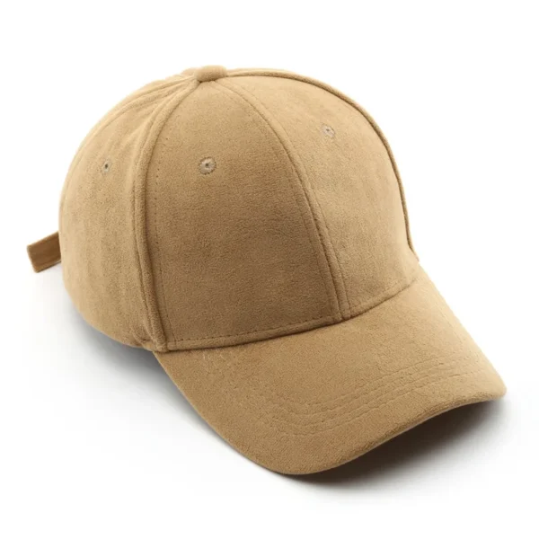 Casual Baseball Caps For Women Men Fashion Suede Hat Autumn Winter Outdoor Sun Caps Snapback Hats Unisex Solid Color Hip Hop Hat - Image 4