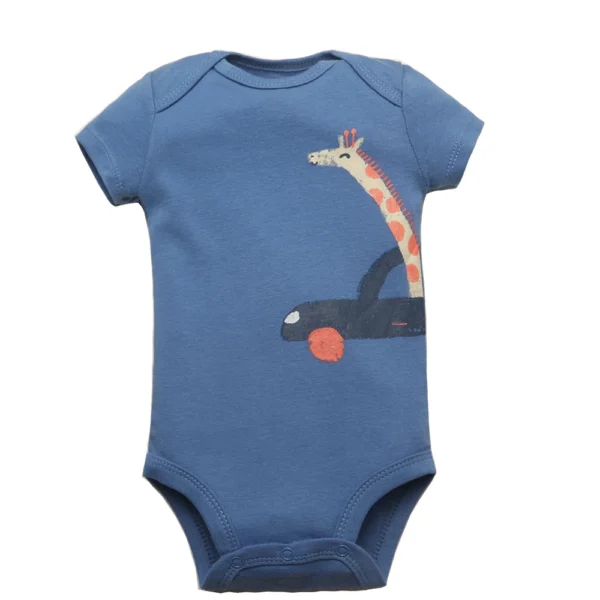 5PCS/Lot Baby Boys Girls Bodysuits 100% Cotton Short Sleeves Kids Clothes 6-24 Month Newborn Baby Clothing bebe Jumpsuit - Image 3