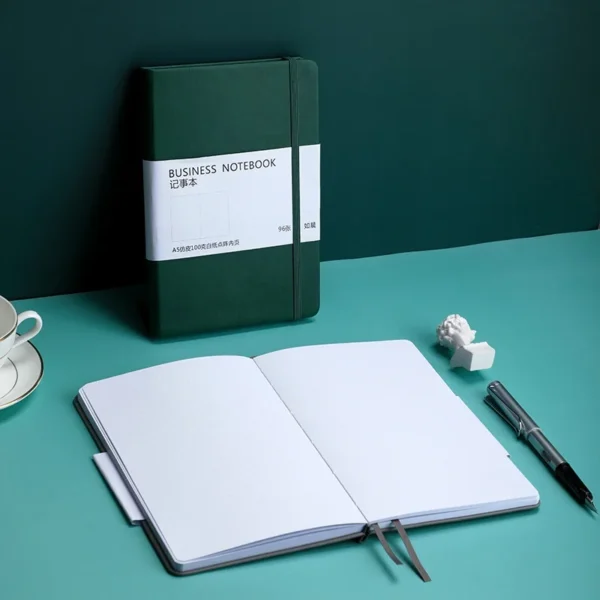 A5 Notebook Classic Journal Dotted Paper Hard Cover 100 GSM 192 Pages Planner Bujo Diary Stationery - Image 4