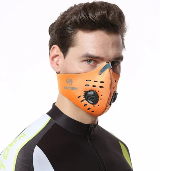 Outdoor Sports Reusable Face Masks for Men Dustproof Masks Activated Carbon Dust Mask with Extra Filter Cotton Halloween Cosplay - Image 5