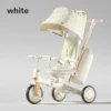 Lightweight Three-wheel Baby Stroller Adjustable Push Bar Foldable Three-wheel Baby Stroller Multi-functional Children's Bicycle - Image 2