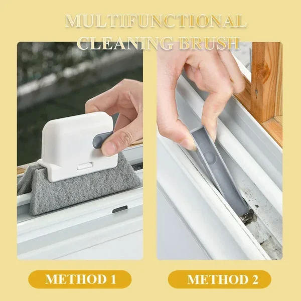Household cleaning brush groove cleaning tool window track cleaner window groove brush scouring Door track pad gap cleaner - Image 3