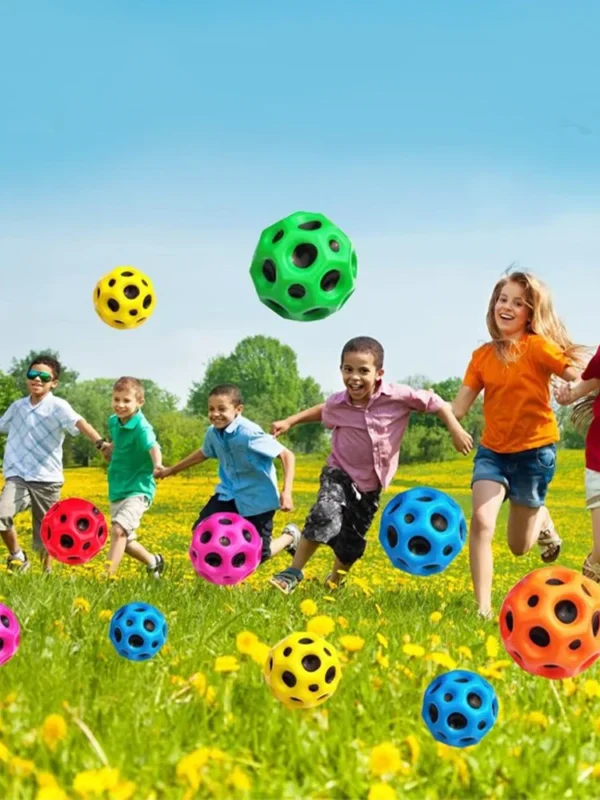 Gravity Ball Kids Indoor Outdoor Games Sport Toys PU Anti Gravity Stress Rubber Bounce Jumping Ball Hand-Eye Coordination Toy - Image 2