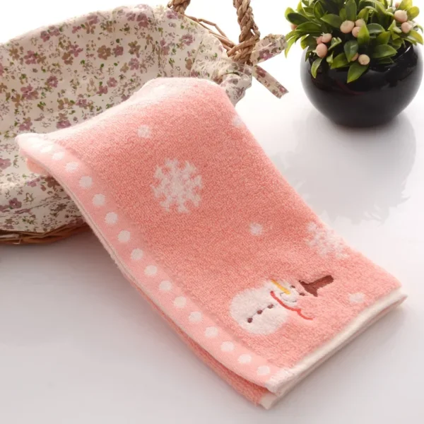 Cartoon Baby Towel Soft Cotton Infant Children Bath Towel for Newborn Kids Bathing Wipes Washcloth Shower Handkerchief 50x25cm - Image 5