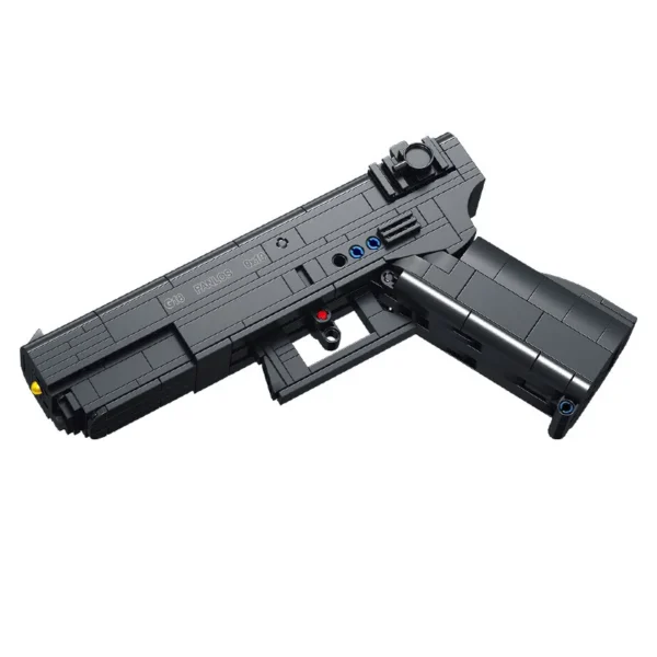 Building block gun series, rifle pistol, building block toy, boys' assembly, ornament model, children's gift - Image 3