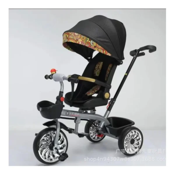 Poussette Bébé Baby Carriage Children's Tricycle Multi-Functional Four-in-One Baby Stroller Children's Baby Troller - Image 3