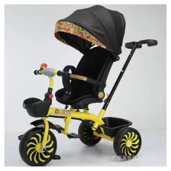 Poussette Bébé Baby Carriage Children's Tricycle Multi-Functional Four-in-One Baby Stroller Children's Baby Troller - Image 2