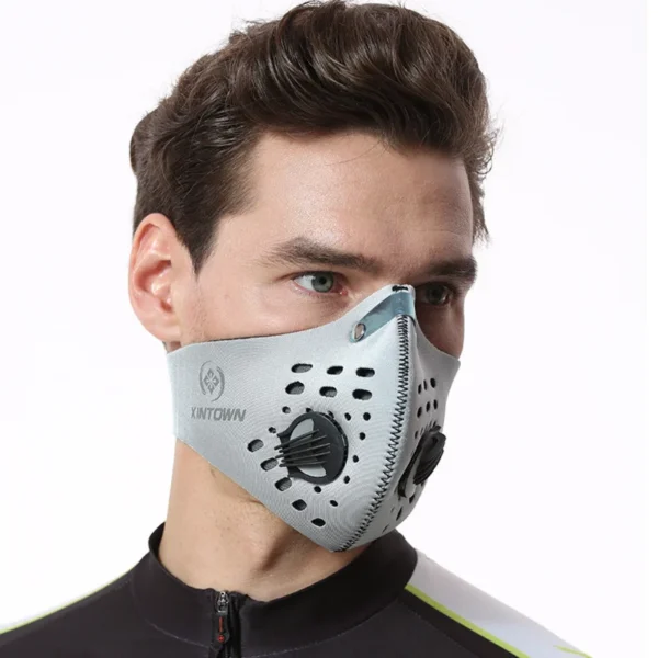 Outdoor Sports Reusable Face Masks for Men Dustproof Masks Activated Carbon Dust Mask with Extra Filter Cotton Halloween Cosplay - Image 4