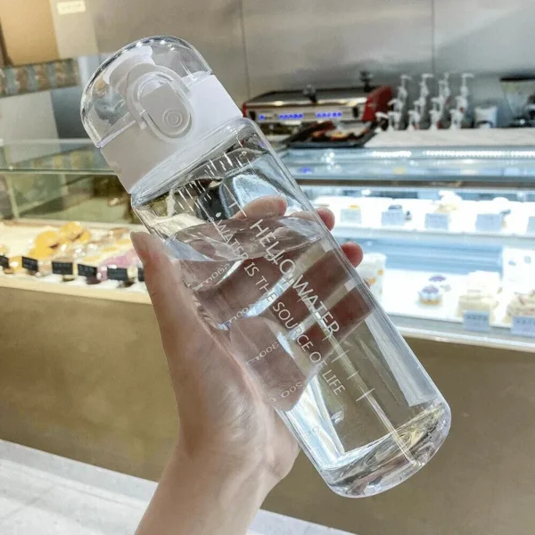 780Ml Water Bottle With Bounce Cover Leak Proof Sports Drinkware Strap Reusable Portable Water Bottle For Kid Women Fitness Gift - Image 3