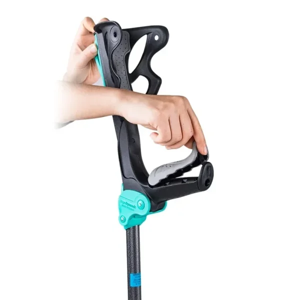Anti-slip Height Adjustable Shock-absorbing Medical Crutches Elbow Crutch,Orthopedic Crutches,Aluminum Alloy Elderly Walking Aid - Image 3