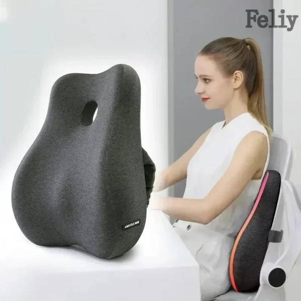 Memory Foam Chair Cushion Car Seat Support Buttock Cushion Pain Relief Orthopedic Pillow Massage Lumbar Pillow Hips Waist Pads - Image 3