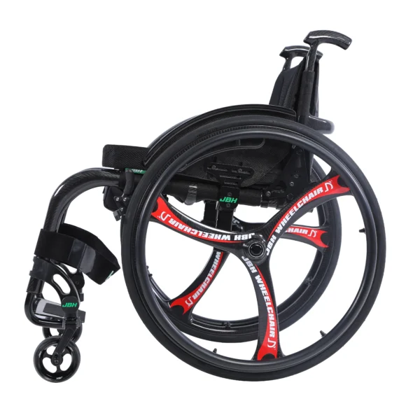 JBH Hot Selling High Quality Lightweight Carbon Fiber Medical Supplies Foldable Manual Wheelchairs