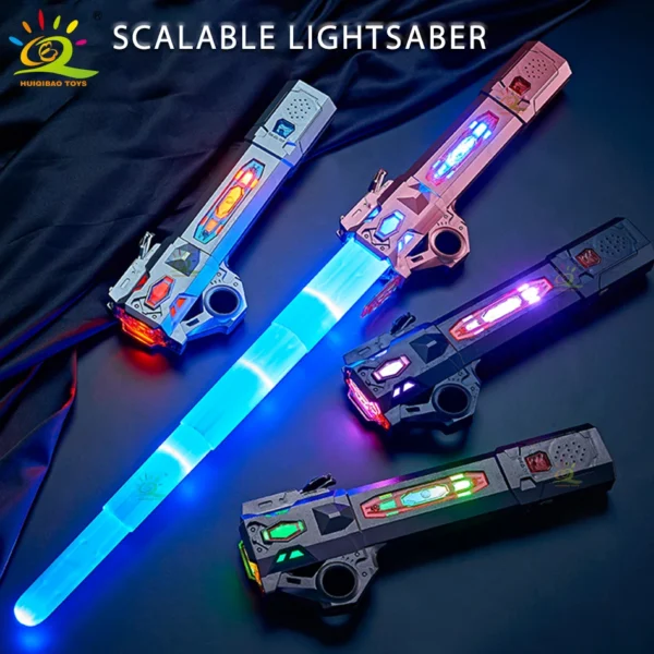 Retractable Lightsaber Finger Rotating Laser Sword Flash Luminous Soundfont Force FX FOC Blaster Cosplay Battle Toy for Children - Image 6