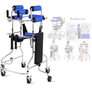 High Quality Adult Walker & Rollator Elderly Disabled Walking Training Aid for Rehabilitation Standing Support