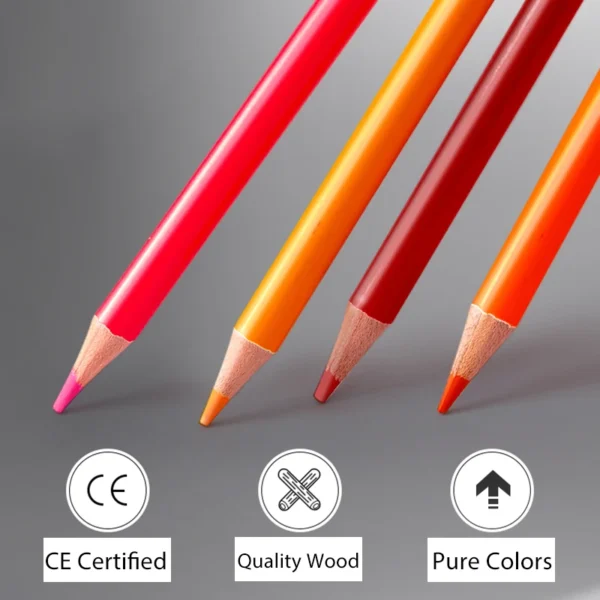 48/72/120/200 Pcs Colored Pencils Set Watercolor Drawing Pencils with Cases Professional Drawing Sketching Art Supplies - Image 6