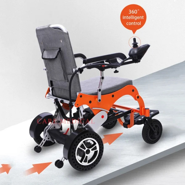 New Product Lightweight Folding Electric Wheelchair For Disabled And Elderly Wheelchair Electric - Image 5