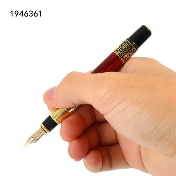 High quality 530 Golden carving Mahogany Business office School student office Supplies Fountain Pen New Ink pen ink pen - Image 6