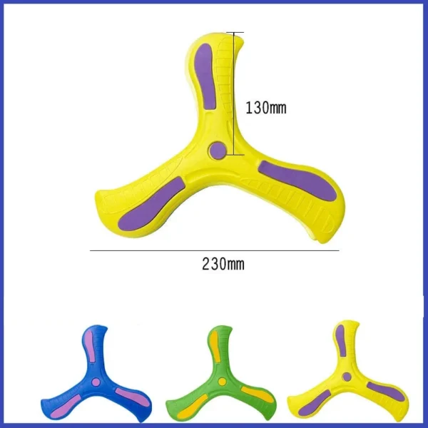 Children Boomerang Soft Three-leaf Cross Adult-kids Interactive Outdoor Toy Early Education Puzzle Decompression Gift - Image 6