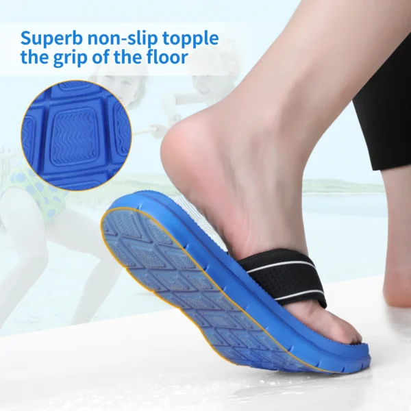 STQ KIDS Kids Flip Flops Boys Girls Unisex Summer Beach Outdoor Indoor Non Slip Sandals - Image 5