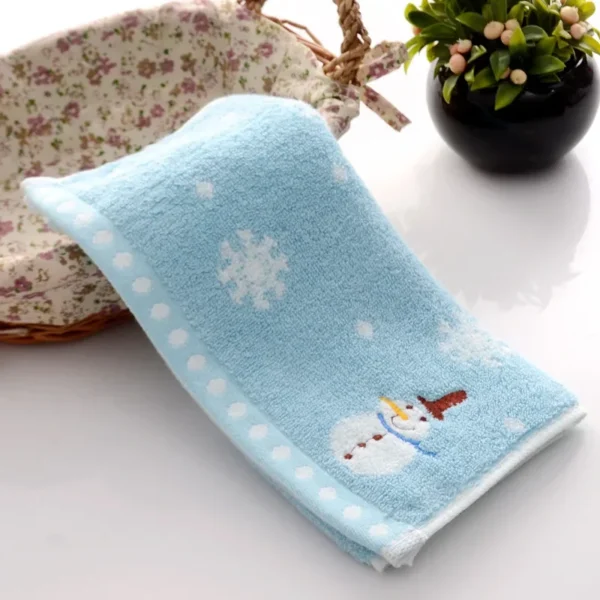 Cartoon Baby Towel Soft Cotton Infant Children Bath Towel for Newborn Kids Bathing Wipes Washcloth Shower Handkerchief 50x25cm - Image 4