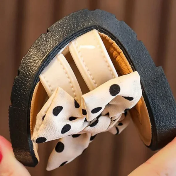 2025 New Bow Flats Open Toe Slide Sandals Non-slip Flip Flops Children Home Slippers Kids Girls Summer Cute Beach Slippers Shoe - Image 4