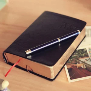 A6 Vintage Thick Paper Notebook Notepad Leather Bible Diary Book Zakka Journals Agenda Planner School Office Stationery Supplies