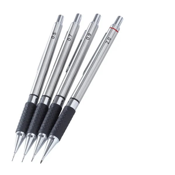 Metal Mechanical Pencil set with pencil grip Leads Art Drawing Student Office Supplies 0.5/0.7/0.9/2.0mm Automatic Pencil - Image 5