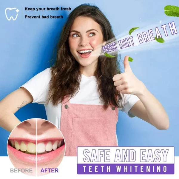 V34 Teeth Whitening Toothpaste Protect Tooth Enamel Intensive Stain Removal v34 Colour Corrector Toothpaste Improve Yellow Teeth - Image 6