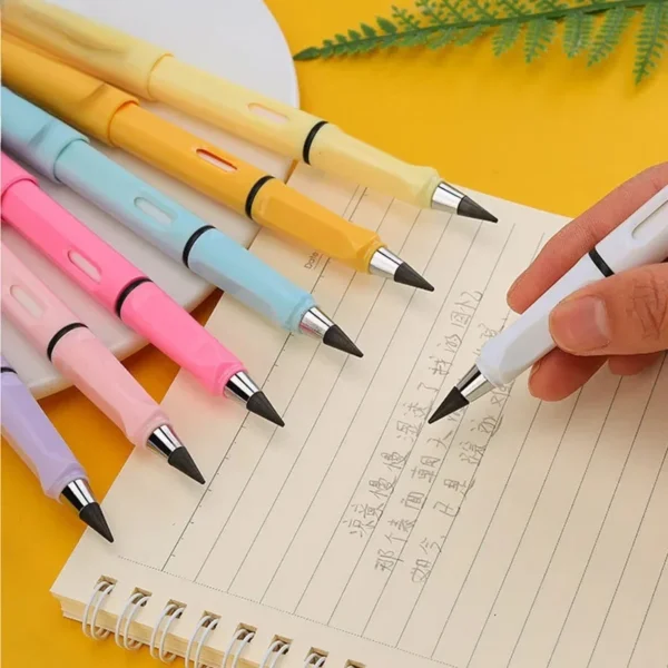 10 Pcs/Set Unlimited Eternal new Pencil No Ink Writing Magic Pencil for Writing Art Sketch Stationery kawaii pen school supplies - Image 4