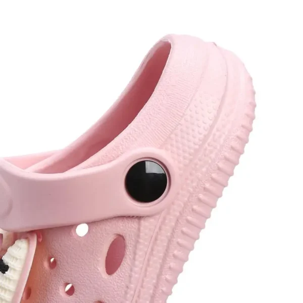New Children's Slippers Summer Handmade DIY Cartoon Bow Sandals for Girl Flip Flops Non-Slip Garden Beach Shoes - Image 6