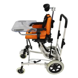 Medical therapy equipment children adjustable wheelchair safety wheelchair with food table for cerebral palsy children