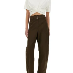Woman clothing y2k spring and summer women's east waist pants high waisted workwear wide leg pants 2025 loose large femme pants