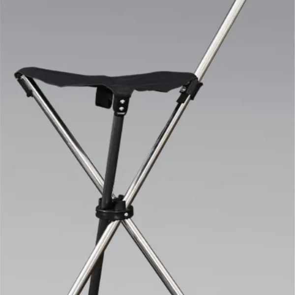 Climbing Stick Outdoor Multifunctional Triangular Stool Foldable Ultra-light Stainless Steel Travel Crutches for the Elderly - Image 2