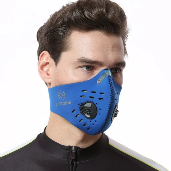 Outdoor Sports Reusable Face Masks for Men Dustproof Masks Activated Carbon Dust Mask with Extra Filter Cotton Halloween Cosplay - Image 3