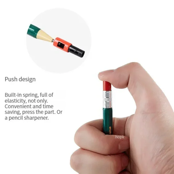 2.0 mm Mechanical Pencils Set 2B Automatic Student Pencils with Sharpener Color Pencil Leads School Pens Kawaii Cute Stationery - Image 4