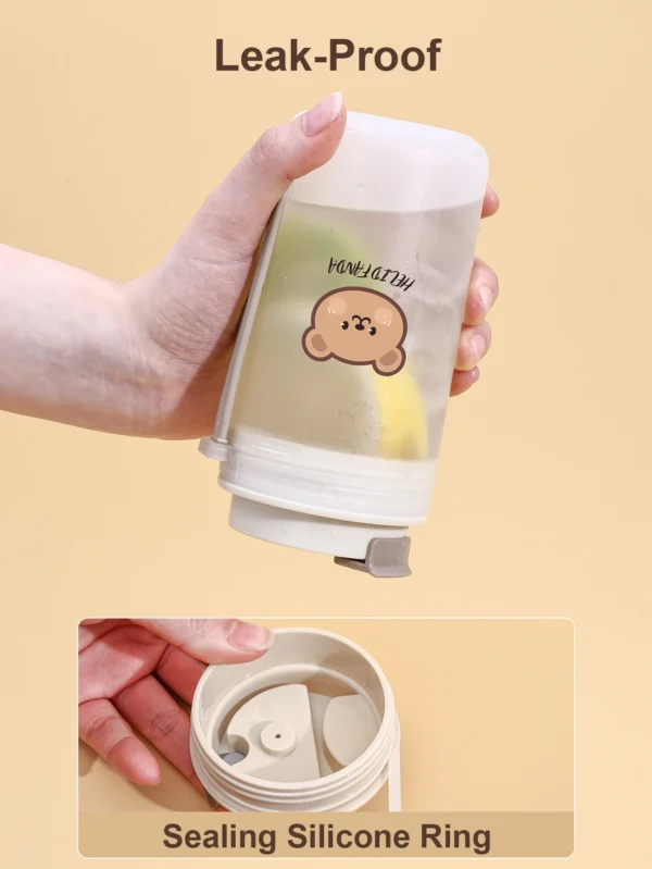 WORTHBUY Water Bottle Plastic Transparent Water Cup Reusable Travel Bottle Outdoor Water Bottle Multipurpose Drink Items - Image 3