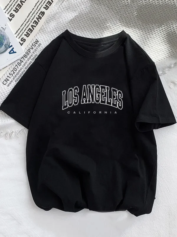 Women Brooklyn Letter Print T Shirt Girl Graphic Harajuku 2023 Streewear Clothes Causal Female Y2K Tops Tee - Image 2
